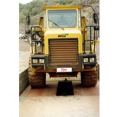 Weigh bridge on loadcells in Botswana made and installed by ROUTE calibration